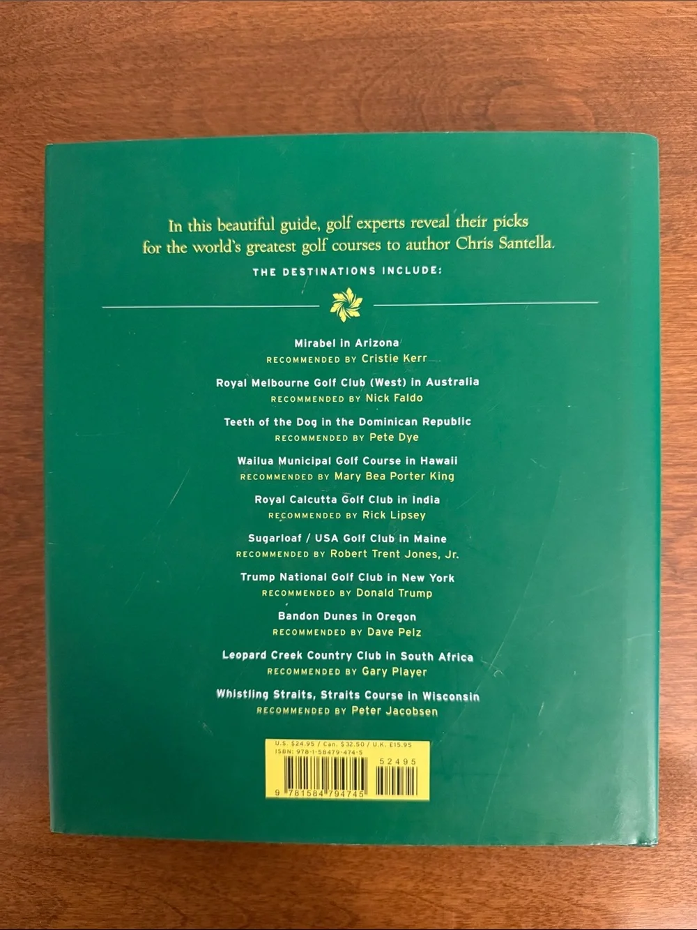 Fifty Places To Golf Before You Die Hardcover Coffee Table Book
